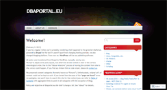 Desktop Screenshot of dbaportal.eu
